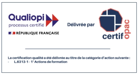 logo certification qualiopi formation la fabrique de dialogue social